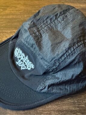 Satisfy Rippy™ Trail Cap - Black Lightweight Running Hat - Saddles 100